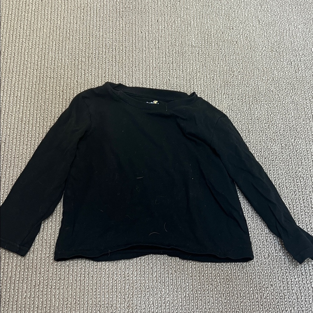 Black Long Sleeve Top